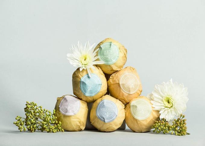 Handmade Bath Fizz 공 건성 피부 Aromatherapy 이완 습기를 공급을 위한 자연적인 시어 버터