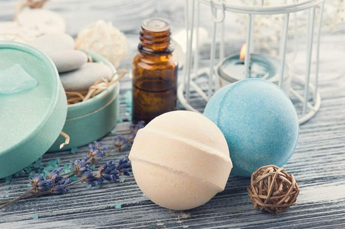 Handmade Bath Fizz 공 건성 피부 Aromatherapy 이완 습기를 공급을 위한 자연적인 시어 버터